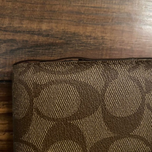 Coach Signature PVC Compact Wallet - Picture 6 of 7